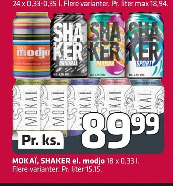 Fleggaard MOKAÏ, SHAKER el. modjo tilbud