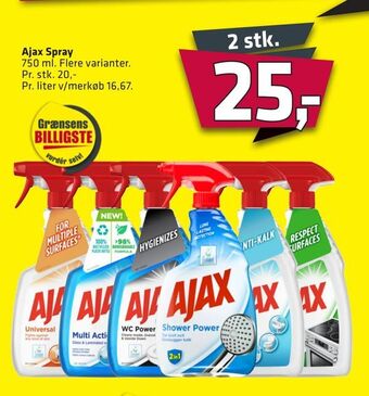 Fleggaard Ajax Spray tilbud