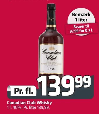Fleggaard Canadian Club Whisky tilbud