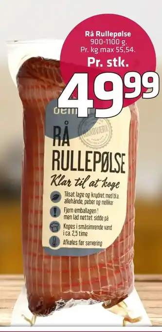 Fleggaard Rå Rullepølse tilbud
