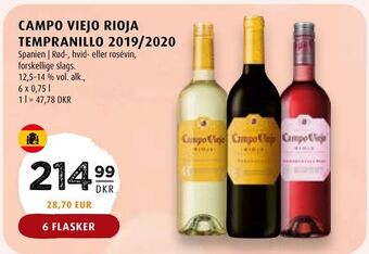 Scandinavian Park Campo viejo rioja tempranillo 2019/2020 tilbud