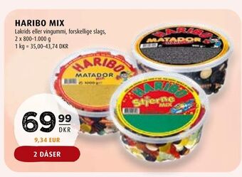 Scandinavian Park Haribo mix tilbud