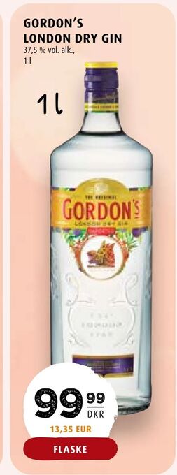 Scandinavian Park Gordon's london dry gin tilbud