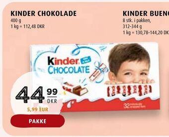 Scandinavian Park Kinder chokolade tilbud