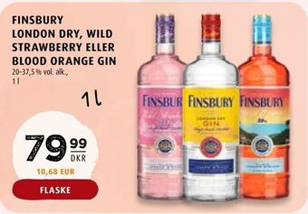 Scandinavian Park Finsbury london dry, wild strawberry eller blood orange gin tilbud