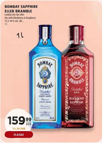 Scandinavian Park Bombay sapphire eller bramble tilbud