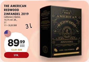 Scandinavian Park The american redwood zinfandel 2019 tilbud