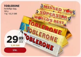 Scandinavian Park Toblerone tilbud
