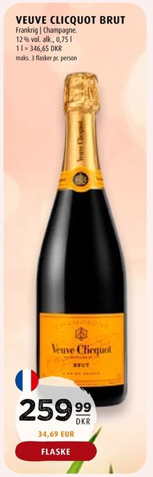 Scandinavian Park Veuve clicquot brut tilbud