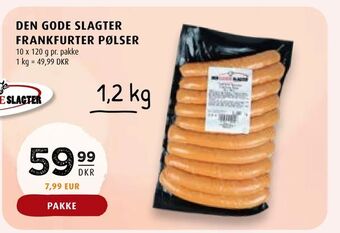 Scandinavian Park Den gode slagter frankfurter pølser tilbud