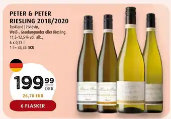 Scandinavian Park Peter & peter riesling 2018/2020 tilbud