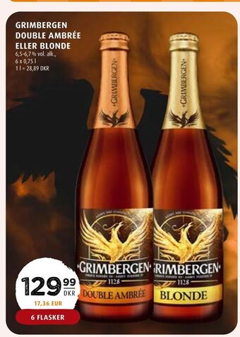 Scandinavian Park Grimbergen double ambrée eller blonde tilbud