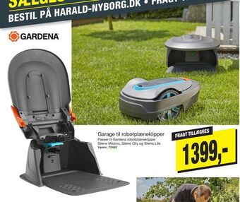 Harald Nyborg Garage til robotplæneklipper tilbud