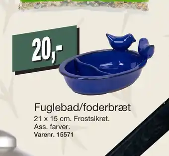 Harald Nyborg Fuglebad/foderbræt tilbud