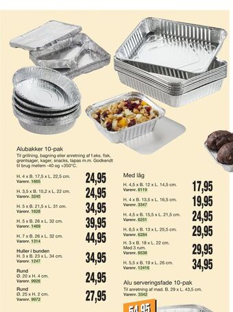 Harald Nyborg Alubakker 10-pak tilbud