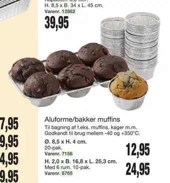 Harald Nyborg Aluforme/bakker muffins tilbud