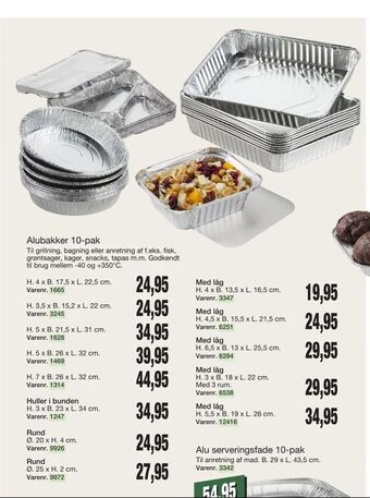 Harald Nyborg Alubakker 10-pak tilbud