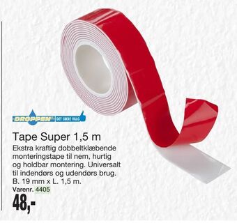 Harald Nyborg Tape Super 1,5 m tilbud