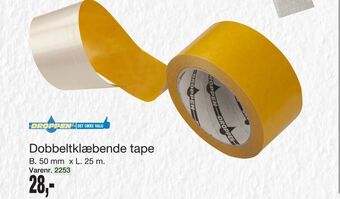 Harald Nyborg Dobbeltklæbende tape tilbud