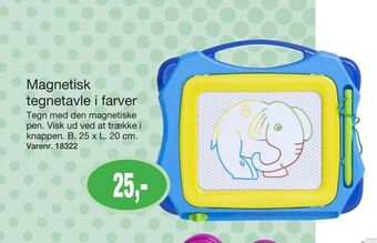 Harald Nyborg Magnetisk tegnetavle i farver tilbud