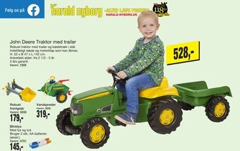 Harald Nyborg John Deere Traktor med trailer tilbud