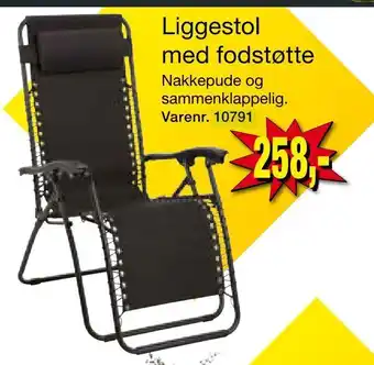 Harald Nyborg Liggestol med fodstøtte tilbud