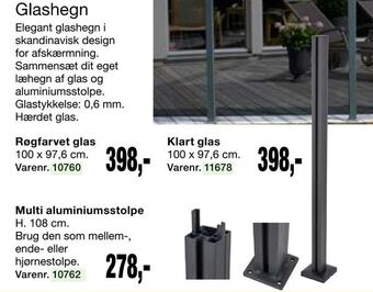 Harald Nyborg Multi aluminiumsstolpe tilbud
