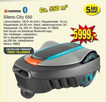 Harald Nyborg Sileno City 550 tilbud