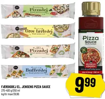 Løvbjerg Færdigdej El. Jensens Pizza Sauce 250ml tilbud