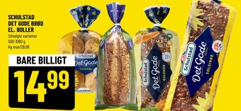 Løvbjerg Schulstad Det Gode Brød El. Boller 500-1080 g tilbud