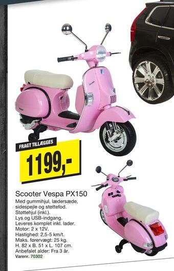 Harald Nyborg Scooter Vespa PX150 tilbud
