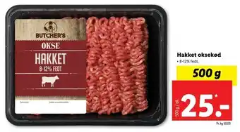 Hakket oksekød