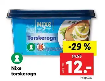 Nixe torskerogn