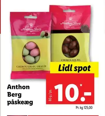 Let-Køb Anthon Berg påskeæg tilbud