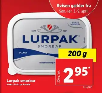 Let-Køb Lurpak smørbar tilbud