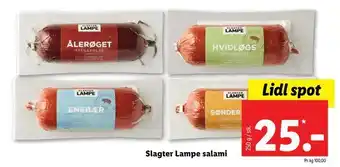 Let-Køb Slagter Lampe salami tilbud