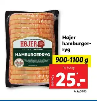 Let-Køb Højer hamburger- ryg tilbud