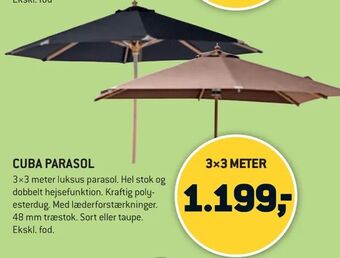 XL-BYG CUBA PARASOL tilbud