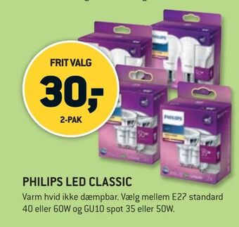 XL-BYG Philips led classic tilbud