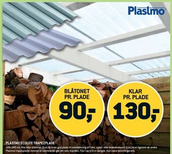 XL-BYG Plastmo ecolite trapezplade tilbud