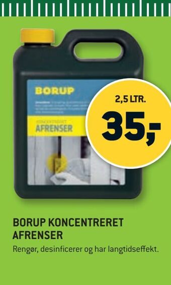 XL-BYG Borup koncentreret afrenser tilbud