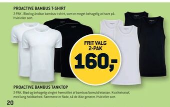 XL-BYG Proactive bambus tanktop tilbud