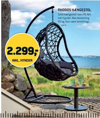 XL-BYG Rhodos hængestol tilbud