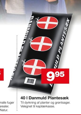 Bauhaus 40 l Danmuld Plantesæk tilbud