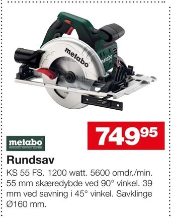 Bauhaus Rundsav tilbud