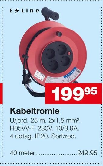 Bauhaus Kabeltromle tilbud