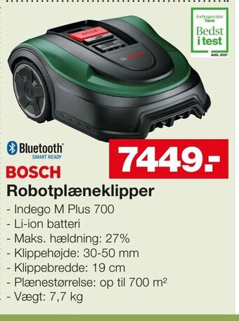 Bauhaus Robotplæneklipper tilbud