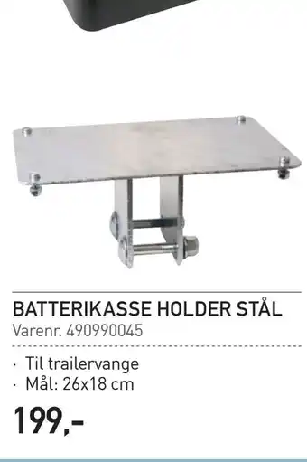 Thansen Batterikasse holder stål tilbud