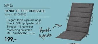 Thansen Hynde til positionsstol tilbud