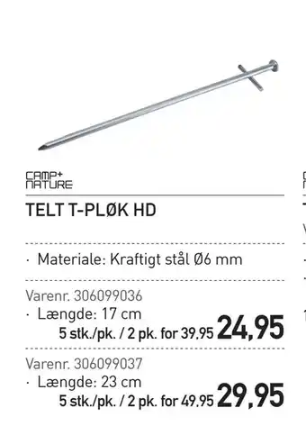 Thansen Telt t-pløk hd tilbud